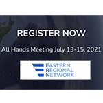 Register Now All Hands Meeting July 13-15, 2021 with Eastern Regional Network logo